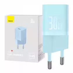 Универсално мини зарядно Baseus GaN5 бързо зареждане 30W CCGN070603 - синьо