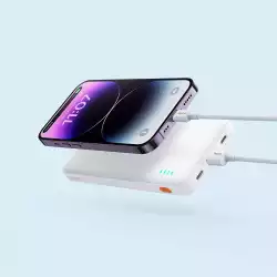 Външна батерия Baseus Airpow 10000mAh 20W PPQD090002 - бяла