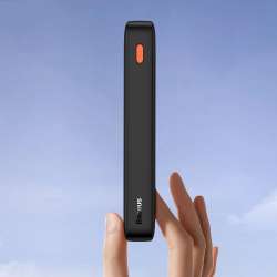 Външна батерия Baseus Airpow 20W 20000mAh с кабел Baseus Simple Series USB-A - USB-C 50 см P10022804113-00 - Черна