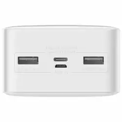 Външна батерия Baseus Bipow PPBD050202 30000mAh 15W бял + USB-A - Micro USB кабел 0.25m бял
