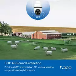 Външна охранителна камера TP-Link Tapo C501GW 4G LTE панорамна
