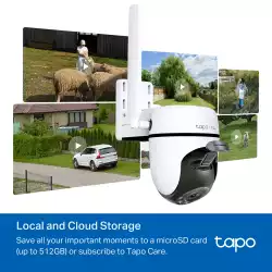 Външна охранителна камера TP-Link Tapo C501GW 4G LTE панорамна