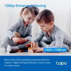 Wi-Fi Pan/Tilt камера за наблюдение TP-Link Tapo C200C                          