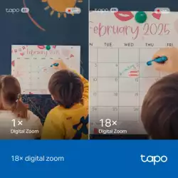 Wi-Fi Pan/Tilt камера за наблюдение с AI TP-Link Tapo C260