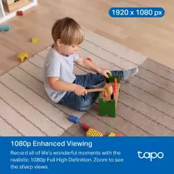 Wi-Fi Pan/Tilt камера за наблюдение TP-Link Tapo C201                          
