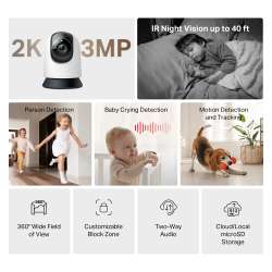 Wi-Fi Pan/Tilt охранителна камера Mercusys MC210