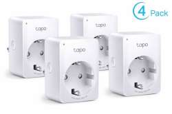 Wi-Fi Smart мини контакт TP-Link Tapo P100 (4-pack)