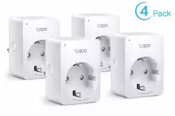 Wi-Fi Smart мини контакт TP-Link Tapo P100 (4-pack)