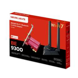WiFi 7 Bluetooth 5.4 PCIe адаптер Mercusys MA49BE BE9300