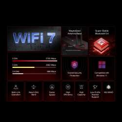 WiFi 7 Bluetooth 5.4 PCIe адаптер Mercusys MA49BE BE9300