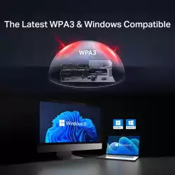 WiFi 7 Bluetooth 5.4 PCIe адаптер Mercusys MA49BE BE9300