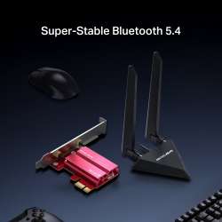 WiFi 7 Bluetooth 5.4 PCIe адаптер Mercusys MA49BE BE9300