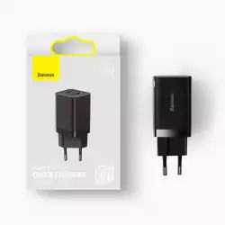 Зарядно устройство Baseus Super Pro USB-A към USB-C 30W CCSUPP-E02 - бяло
