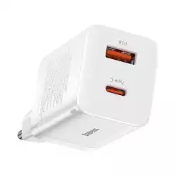 Зарядно устройство Baseus Super Pro USB-A към USB-C 30W CCSUPP-E02 - бяло