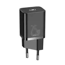 Зарядно устройство Baseus Super Si Quick USB-C 25W черно