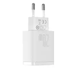 Зарядно устройство Baseus USB към USB Type C 20W 3A Quick Charge 3.0 CCXJ-B02 - бяло