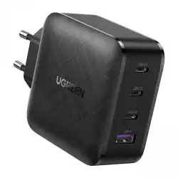 Зарядно устройство Ugreen CD224 70774, 220V 3xUSB-C, 1xUSB A, GaN, 65W, NEXODE