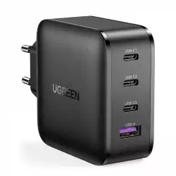 Зарядно устройство Ugreen CD224 70774, 220V 3xUSB-C, 1xUSB A, GaN, 65W, NEXODE