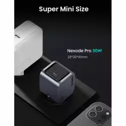 Зарядно устройство Ugreen X703 35006 - 220V 1xUSB-C,GaN,30W, NEXODE PRO