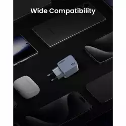 Зарядно устройство Ugreen X707 NEXODE PRO 35008, 220V 2xUSB-C, GaN, 45W