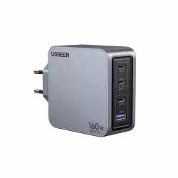 Зарядно устройство Ugreen X763 25877 - 220V 3xUSB-C,1xUSB A, GaN,160W, NEXODE PRO
