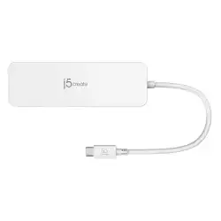 6-портов хъб j5create Mini Dock JCD373, USB, HDMI, SD, 3.5 mm jack