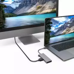6-портов хъб USB-C, 2 x USB-A, USB-C, HDMI, SD, microSD                          
