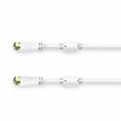 HAMA Коаксиален антенен кабел SAT, F-Plug - F-Plug, 1,5 m, 100 dB, 205251