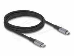 Delock Кабел E-Marker, USB-C, 240W, 2 m, сив