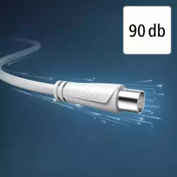 HAMA Коаксиален антенен кабел, 5 м, 90 dB