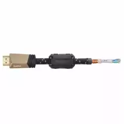 Кабел HAMA Premium, HDMI мъжко - HDMI мъжко, 1.5 м, Ферит, Позлатени конектори
