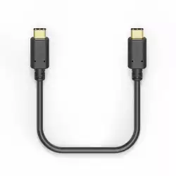Кабел HAMA USB-C мъжко– USB-C мъжко, 1.5м,480Mb/s, позл.конектори, черен