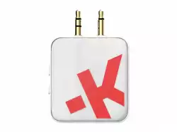 Аудио адаптер Skross, 3.5 mm жак към Bluetooth, Бял