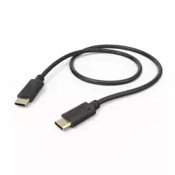 HAMA Кабел за зареждане, USB-C - USB-C, 0,5 м, черен