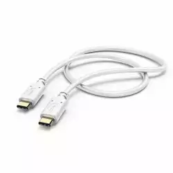 Кабел за зареждане, USB-C - USB-C,1.5м, позл.конектори