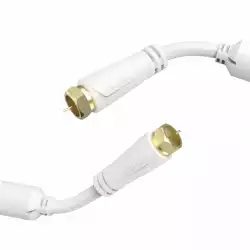 HAMA Коаксиален антенен кабел SAT, F-Plug - F-Plug, 1,5 m, 100 dB, 205251