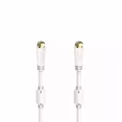 HAMA Коаксиален антенен кабел SAT, F-Plug - F-Plug, 1,5 m, 100 dB, 205251