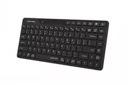 A4tech FBK26C AS Fstyler безжичнa мини тиха клавиатура, Multi-mode, презареждаема батерия, USB,кирилизирана