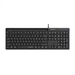 A4tech Fstyler FX72 Жична клавиатура, ниско профилна, ножична технология, кирилизирана, черна