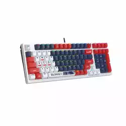 А4tech Геймърска механична  клавиатура Bloody Sports Navy S98 BLMS RGB Backlit red switch , USB