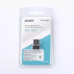 A4tech Nano приемник RN-10D USB 2.4GHz ресивър за мишки A4, F-Styler                          