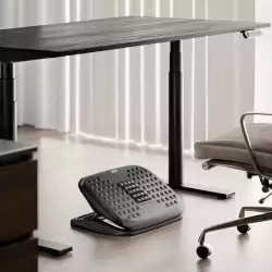 ACT Ергономична регулируема поставка за крака с масажни ролки