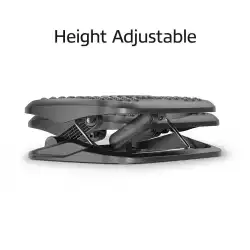 ACT Ергономична регулируема поставка за крака с масажни ролки