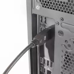 ACT Кабел Display port 2.1 мъжко-мъжко,8К@@60Hz,4k@@240Hz, 1м, черен
