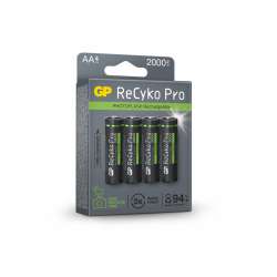 Акумулаторна Батерия GP R6 AA 2100mAh RECYKO + PRO Fast Flash GP-BR-210AAHCF-APCEB4 NiMH /до 500 цикъла/  4 бр. в опаковка GP