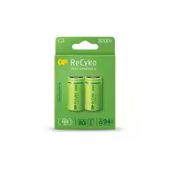 Акумулаторна Батерия ReCyko, Size C, LR14, 3000mAh, 1.2V