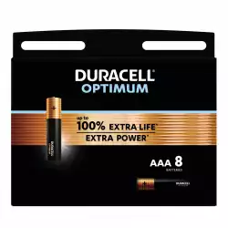 Алкална батерия DURACELL OPTIMUM  MX2400 LR03 AAA /8 бр. в блистер/ 1.5V