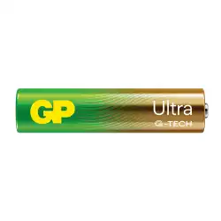 Алкална батерия GP ULTRA LR03, AAA, 2 бр. в опаковка / shrink, 1.5V, 24AU                          