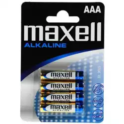 Алкална батерия MAXELL LR03 /4 бр. в опаковка/ 1,5V