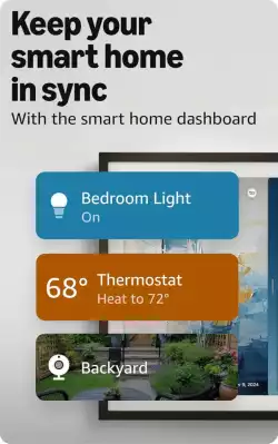 Amazon Echo Show 15 Smart 15.6" FHD +  Fire TV , Alexa, дисплей за визуализация, черен, gen 2